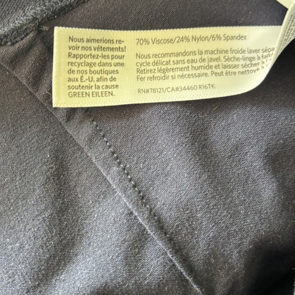 Eileen Fisher Navy Blue Pull On Ankle Pants Medium - Picture 6 of 8